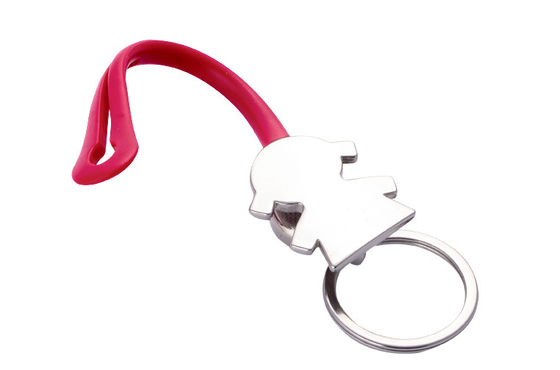 Διαφορετικά χρώματα Custom Shape Metal Keychain για ασφαλή κράτηση κλειδιών