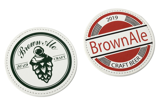 Σετ απορροφητικών σουβέρ από φελλό/PU σε διάφορα χρώματα για πολύχρωμο τραπέζι