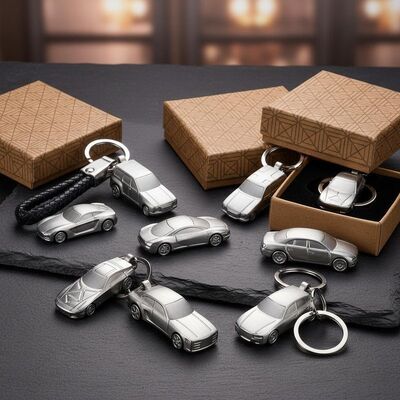 Zinc Alloy Custom Car Keychains Durable Stylish Keychain Holder Ideal for Gifts Corporate Events and Vehicle Accessories