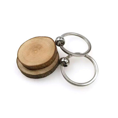 Απλή στρογγυλή ξύλινη βασική αλυσίδα Handcrafted που χαράσσει φυσικό Eco φιλικό και αγροτικό