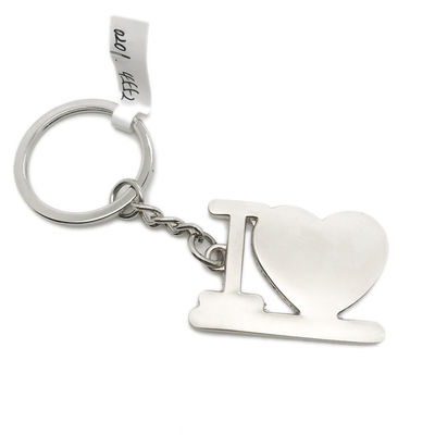Διαθέσιμο OEM/ODM Heart Metal Key Ring Holder με μεμονωμένο πακέτο