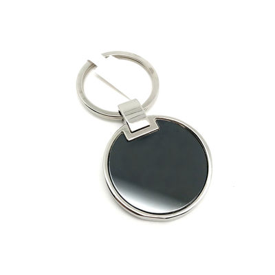 Σίλιβερ μαύρο Design Metal Keychain Holder TT Χρονοδιάγραμμα πληρωμής Ατομικό πακέτο Polybag