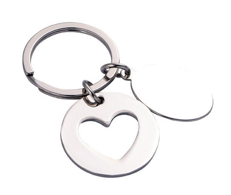 Προσαρμοσμένο Logo Metal Keychain Holder με ατομική συσκευασία Polybag
