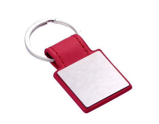 Προσαρμοσμένο Polybag Keychain Κλασικό στυλ Αληθινή δερμάτινη κλειδαριά για όλα τα κλειδιά