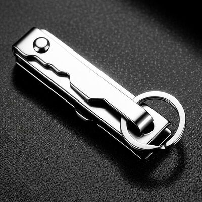 Καλή τιμή Ανθεκτικός Χάλυβας Keychain Οργανωτής OEM ODM Heavy Duty Key Holder για ασφαλή οργανωμένη αποθήκευση κλειδιών και εύκολη πρόσβαση στην καθημερινή σε απευθείας σύνδεση