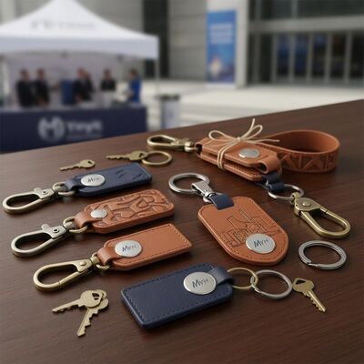 Καλή τιμή Portachiavi in pelle con motivo personalizzato, accessori resistenti ed eleganti per regali aziendali, eventi e personali σε απευθείας σύνδεση